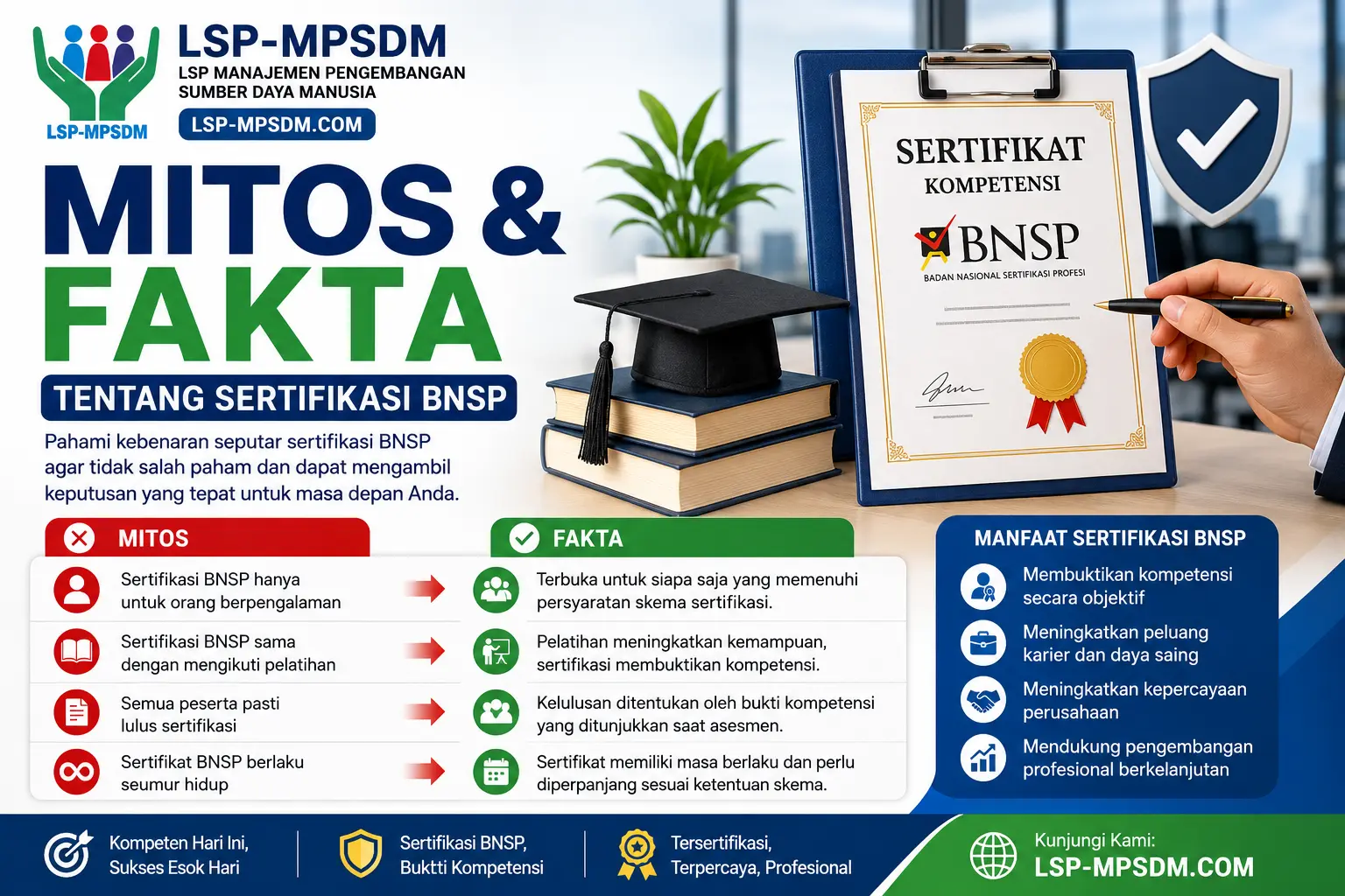 Mitos dan Fakta Tentang Sertifikasi BNSP